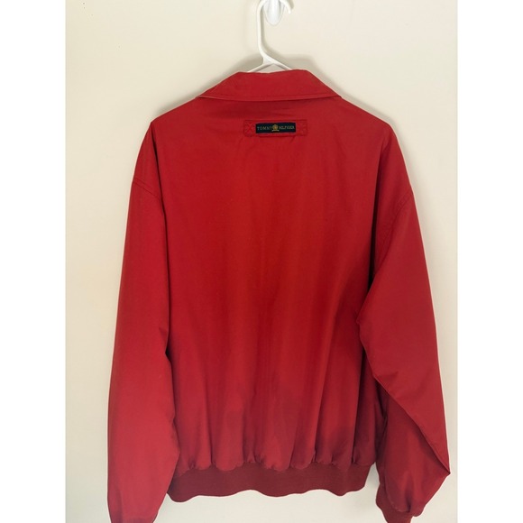 Vintage 90s Tommy Hilfiger Men's Crest Harrington-Style Jacket XL Full Zip - Picture 4 of 5